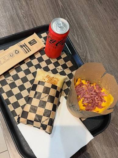 Menu tacos, frites et boisson à emporter du Queen's Fast Grill